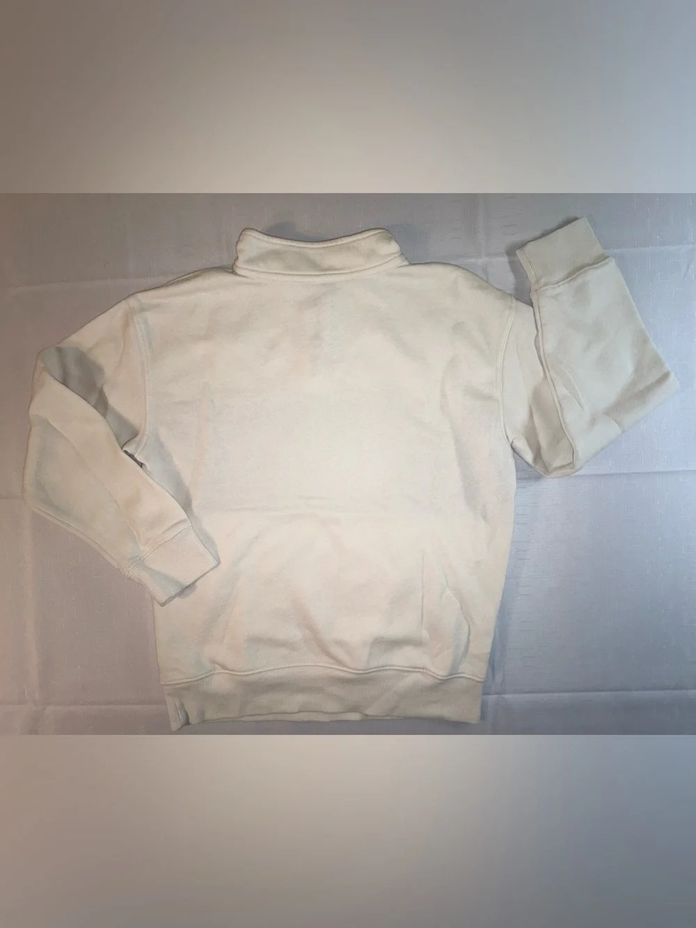 Old Navy Long-Sleeve Color Block Quarter-Zip Cozy Sweatshirt, Size Large (10/12)